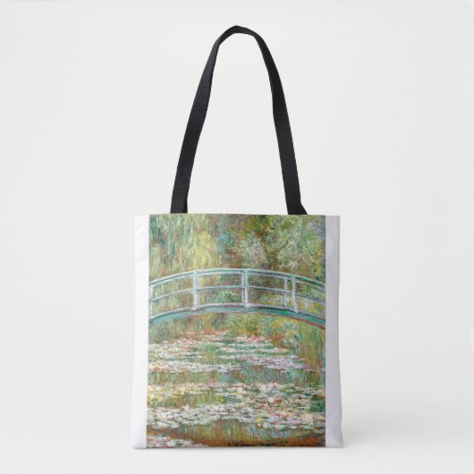 Bridge over a Pond of Water Lilies by Claude Monet Tote Bag (Voorkant)