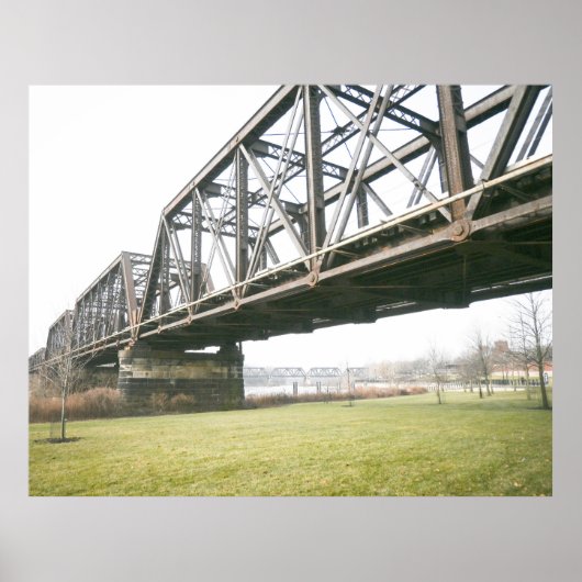 Bridge Over Scioto River Poster (Voorkant)