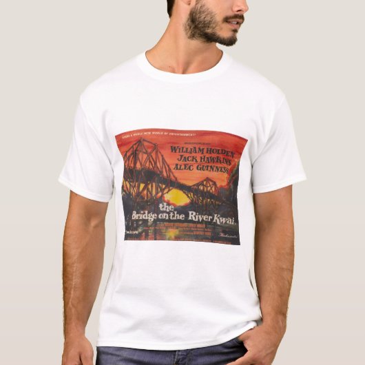 Bridge over the River Kwai classic poster  T-shirt (Voorkant)