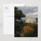 Bridge over the river Waal, Nijmegen Briefkaart (Voorkant / Achterkant)