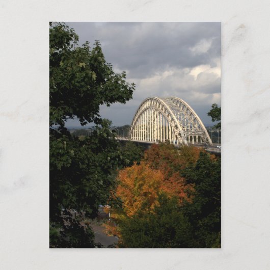 Bridge over the river Waal, Nijmegen Briefkaart (Voorkant)