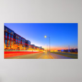 Bridge Park tijdens Kerstmis, Dublin, Ohio Poster (Voorkant)