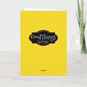 Bridge Partner Verjaardag-Koning van Schoppen Kaart (Achterkant)