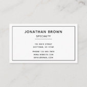 Bridge Photo Visitekaartje (Achterkant)