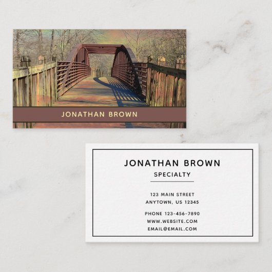 Bridge Photo Visitekaartje (Voorkant / Achterkant)