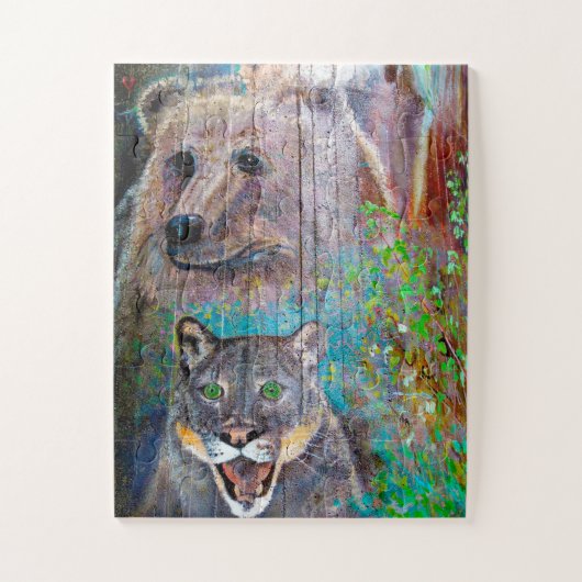 Bridge Pier Art Oregon. Legpuzzel (Verticaal)