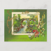 Bridge Pipe Harp van Erin St Patrick's Day Briefkaart (Voorkant)