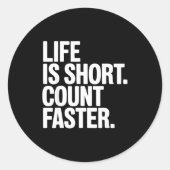 Bridge Player Funny Contract Bridge  Ronde Sticker (Voorkant)