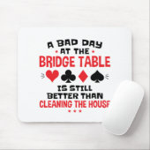 Bridge Player Funny Quote Bad Day aan Bridge Table Muismat (Met muis)