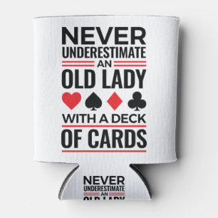 Bridge Player onderschat nooit oude Lady-kaarten Blikjeskoeler