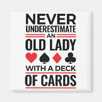 Bridge Player onderschat nooit oude Lady-kaarten