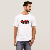 Bridge Player-shirt - kies stijl en kleur T-shirt (Voorkant volledig)