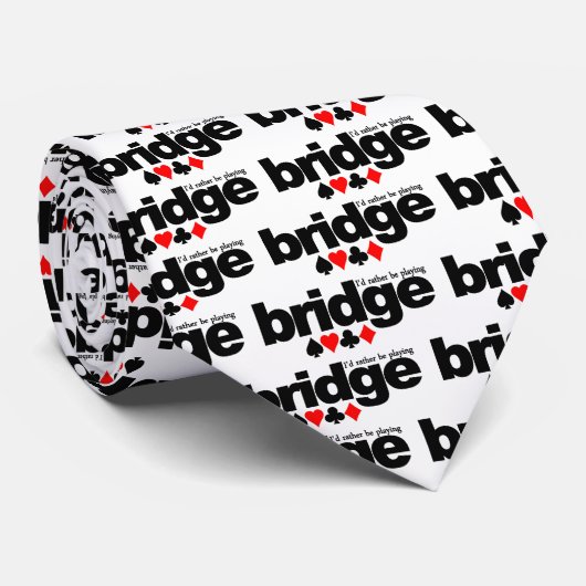 Bridge Player-stropdas Stropdas (Opgerold)