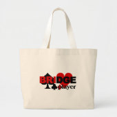 Bridge Player-tas Grote Tote Bag (Voorkant)