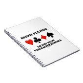 Bridge Players Do Not Have Triskaidekaphobia Notitieboek (Rechterzijde)