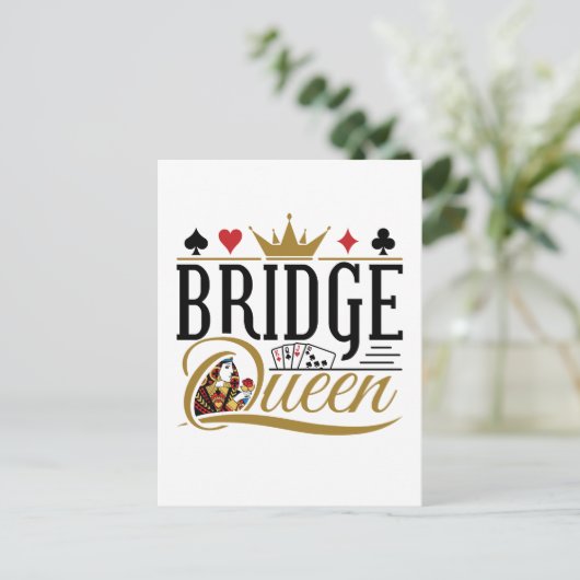 Bridge Queen Briefkaart (Staand voorkant)