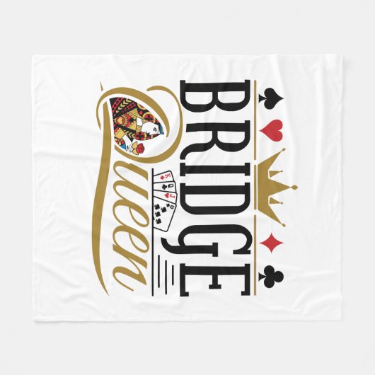 Bridge Queen Fleece Deken (Voorkant (Horizontaal))