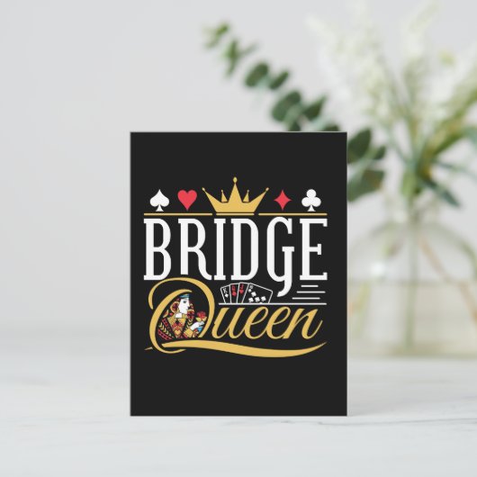 Bridge Queen Kaart Spel Vrouwen (Staand voorkant)