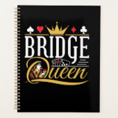 Bridge Queen Kaart Spel Vrouwen Planner (Voorkant)