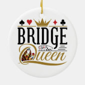 Bridge Queen Keramisch Ornament (Achterkant)