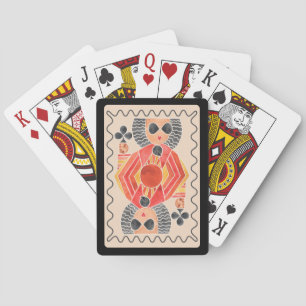 Bridge Queen of Clubs Pokerkaarten