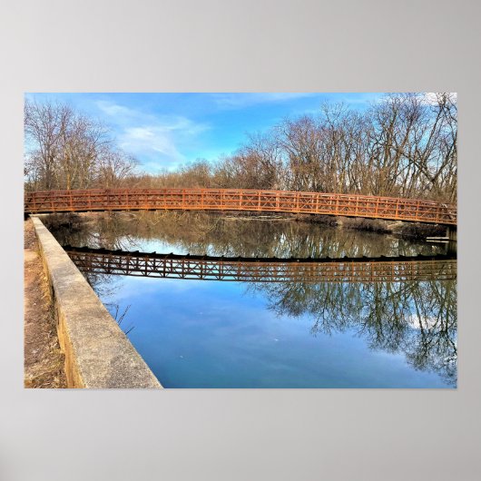 Bridge Reflection Poster (Voorkant)