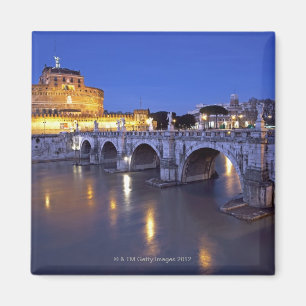 Bridge Sant Angelo en Castel Sant Angelo op Magneet