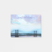Bridge Scene Business Post-it Note (Voorkant)