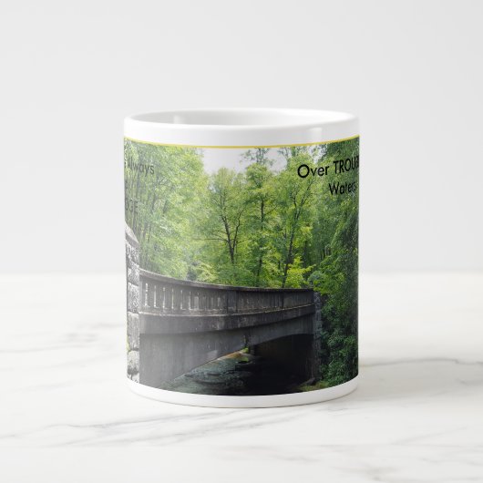 BRIDGE SCHERM MET TEKST GROTE KOFFIEKOP (Voorkant)