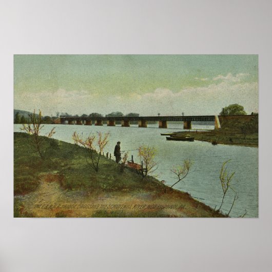 Bridge Schuylkill River Norristown PA Poster (Voorkant)