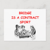 BRIDGE-speler Briefkaart (Voorkant)