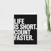 Bridge Speler Funny Contract Bridge Kaart (Voorkant)