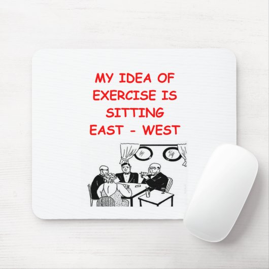 BRIDGE-speler Muismat (Met muis)