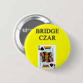 BRIDGE-speler Ronde Button 5,7 Cm (Voorkant /achterkant)