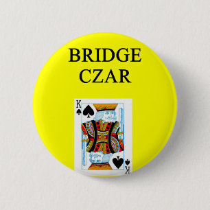 BRIDGE-speler Ronde Button 5,7 Cm