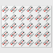 Bridge-spelers doen het met lengte en kracht cadeaupapier (Vlak)