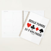 Bridge-spelers doen het met vier Finesse-kaartsleu Planner (Display)