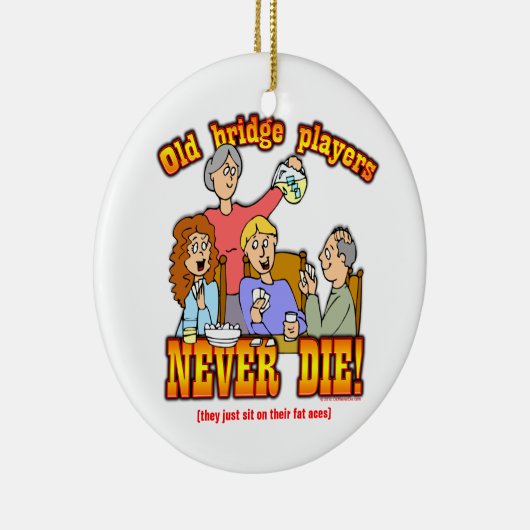 Bridge-spelers Keramisch Ornament (Rechts)