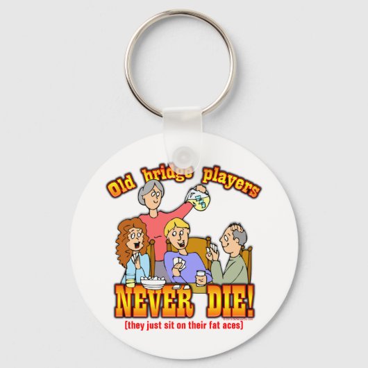 Bridge-spelers Sleutelhanger (Voorkant)