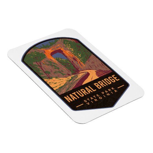 Bridge State Park Virginia Magneet (Rechterzijde)