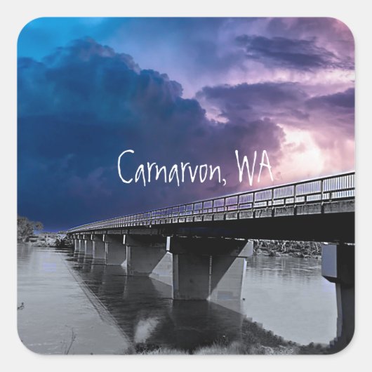 Bridge-Sticker Vierkante Sticker (Voorkant)