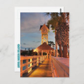 Bridge Street Clock Tower Briefkaart (Voorkant / Achterkant)