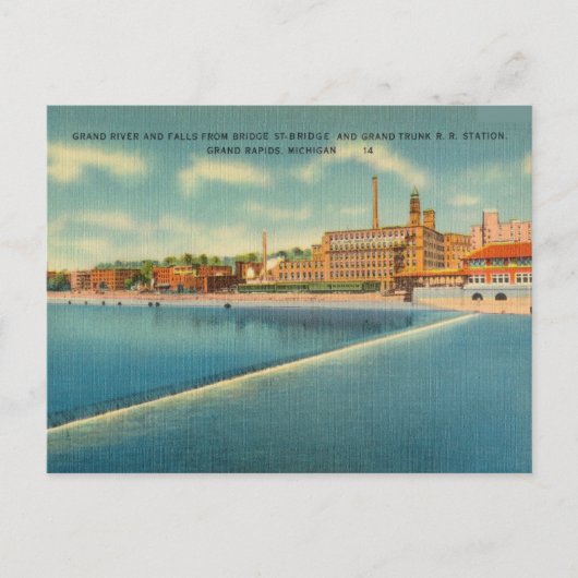 Bridge Street, Grand Rapids, Michigan Briefkaart (Voorkant)