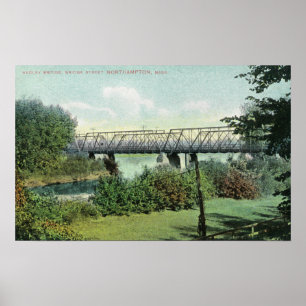 Bridge Street Uitzicht van Hadley Bridge Poster
