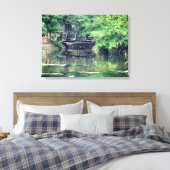 Bridge Stretched Canvas afdrukken (Insitu (Slaapkamer))