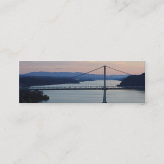 Bridge Sunset Geocache Signature/Calling Card Contactkaartje