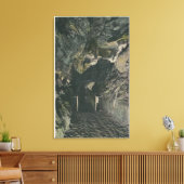 Bridge under Balance Rock Uitzicht Canvas Afdruk (Insitu (Woonkamer))