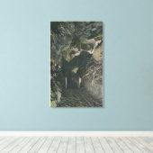 Bridge under Balance Rock Uitzicht Canvas Afdruk (Insitu (Houten vloer))