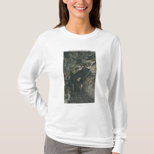 Bridge under Balance Rock Uitzicht T-shirt (Voorkant)