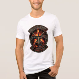 Bridgeburners Emblem – Malazan 1st Company Militar Tri-Blend Shirt